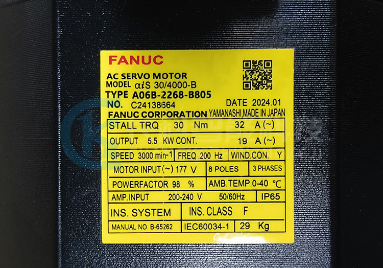FANUC發(fā)那科機(jī)械手伺服電機(jī)A06B-2268-B805